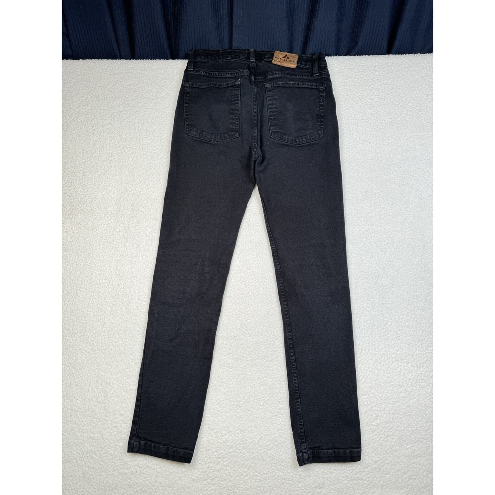 American Giant Black Jeans Skinny FIT - Men's 30x32 Fits 30x30 - Picture 2 of 13